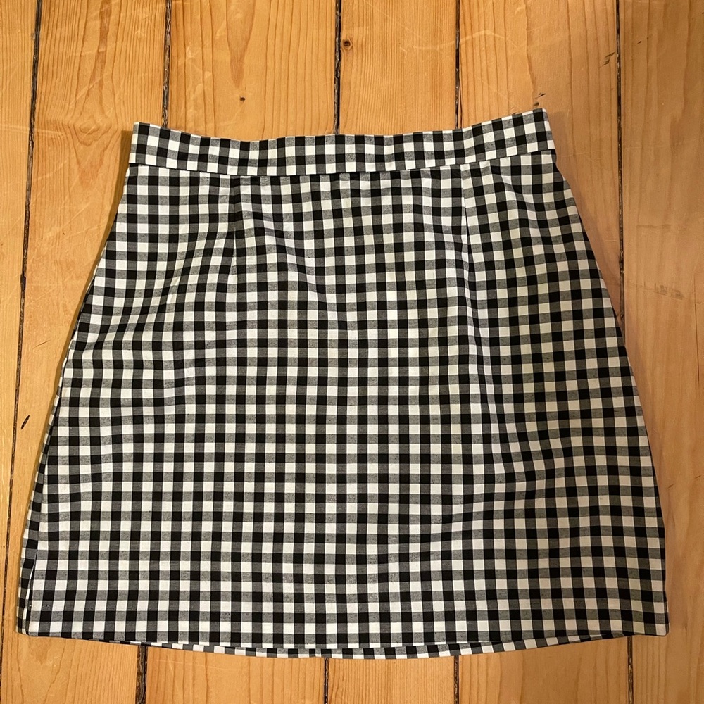 BB Dakota Gingham Mini Skirt